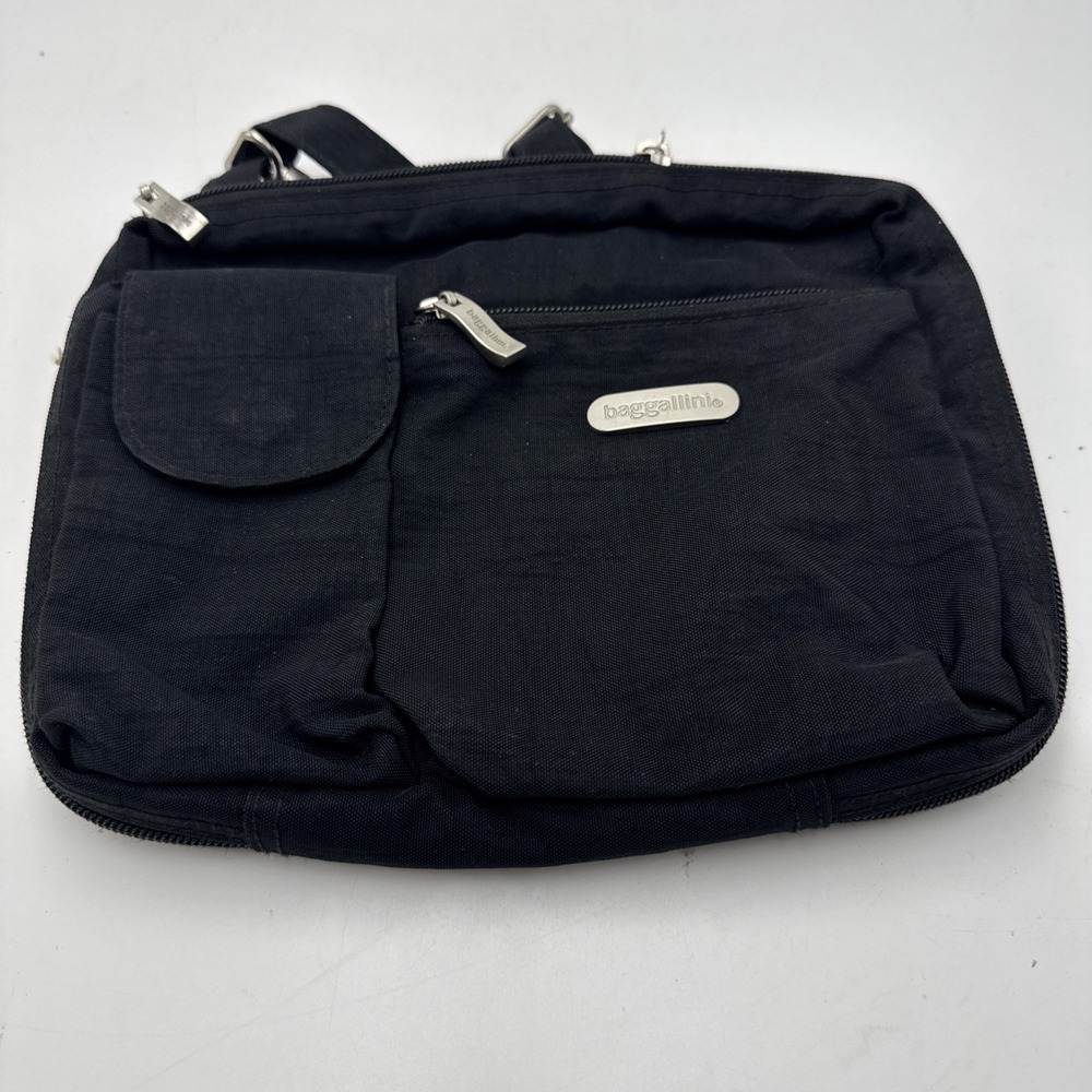 Baggallini Women's Crossbody Bag Purse Convertible Belt Loops Black‎ Pockets